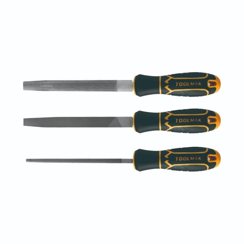 Set di lime in acciaio 3 pezzi 20cm