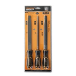 Set di lime in acciaio 3 pezzi 20cm