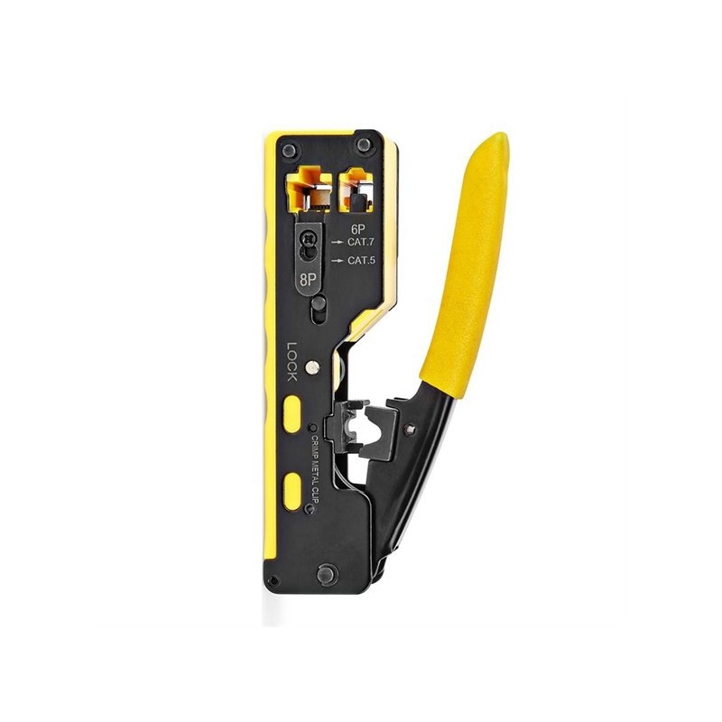 Pinza crimpatrice per connettori RJ45 / RJ12 (6P/8P) Geti