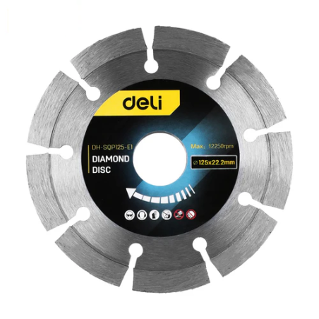 Disco diamantato Deli 125 x 22,2 mm