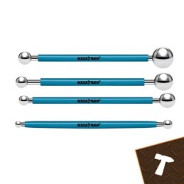 Set spatole silicone per fughe e sigillanti - 4 pezzi
