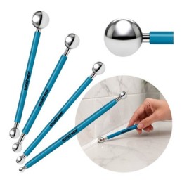 Set spatole silicone per fughe e sigillanti - 4 pezzi