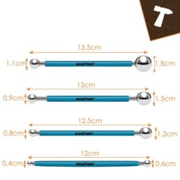 Set spatole silicone per fughe e sigillanti - 4 pezzi