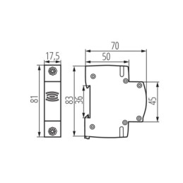 Suoneria modulare per guida din KDOB Kanlux
