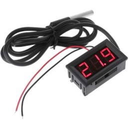 Termometro digitale 12 V con sonda di temperatura -50 ~ 110° C