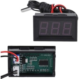 Termometro digitale 12 V con sonda di temperatura -50 ~ 110° C