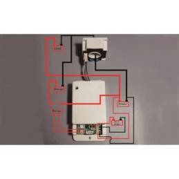 Misuratore di tensione/corrente/temperatura wireless con display LCD VAC8010F 500V 100A
