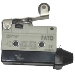 Interruttore di fine corsa orizzontale con leva a rullo 250V 10A CF7141 Fato