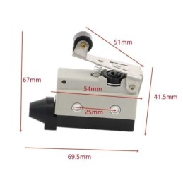 Interruttore di fine corsa orizzontale con leva a rullo 250V 10A CF7141 Fato
