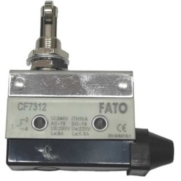 Interruttore di fine corsa orizzontale con rullo a 90° 250V 10A CF7312 Fato