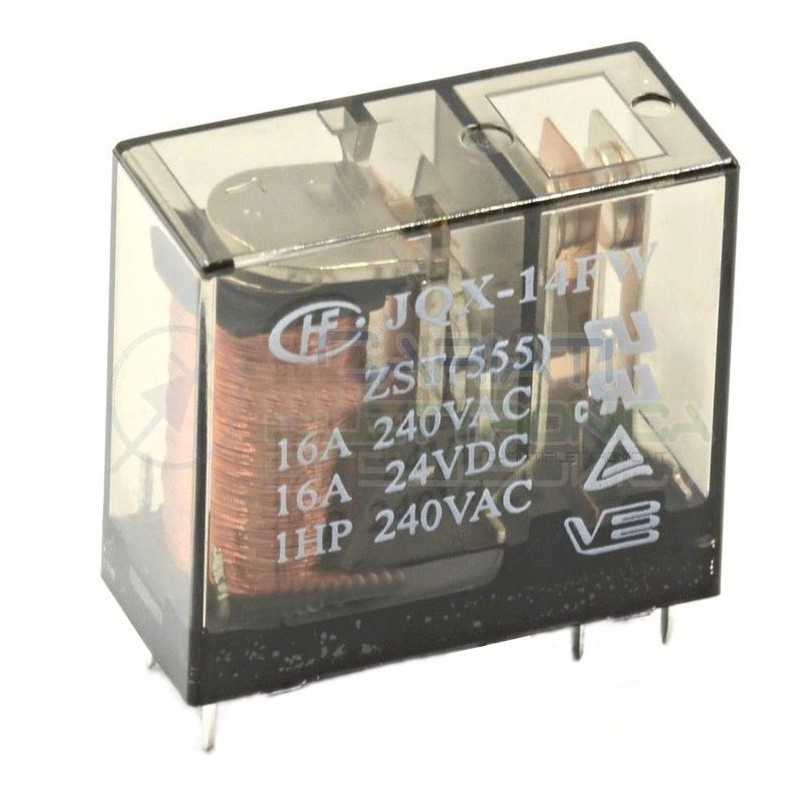 Relè 48V DC DPST JQX-14FW