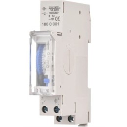 Timer analogico per guida DIN giornaliero 16A/250V FATO