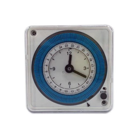 Timer Analogico 24 Ore - 72x72mm