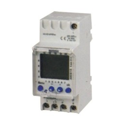 Timer digitale per guida DIN settimanale - 16A/250V