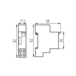Interruttore temporizzatore TH35 AS 1-7M Kanlux