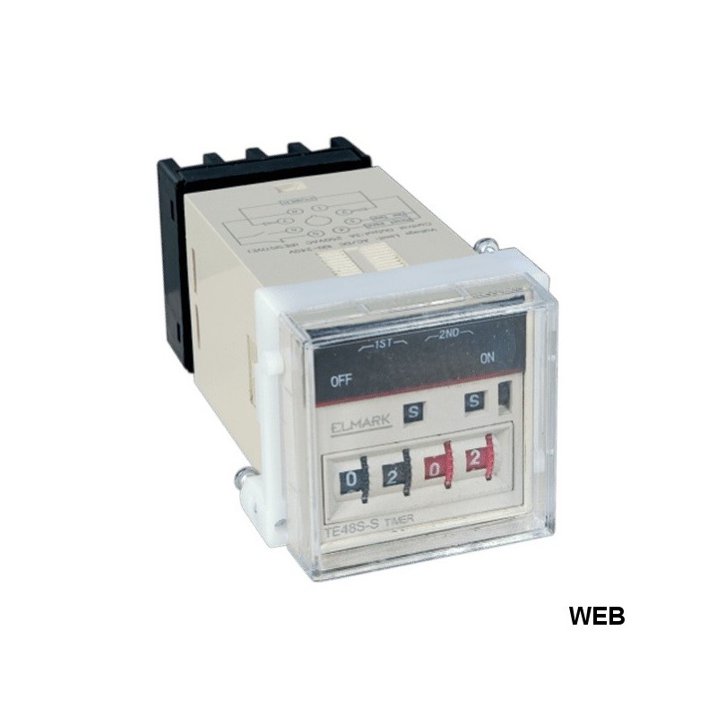 Timer 3A 1s-99min ТЕ48S-S Elmark