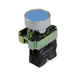 Pulsante da pannello 10A 600V - Blu