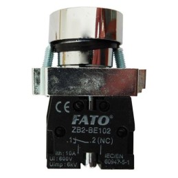 Pulsante da pannello 10A 600V - Rosso
