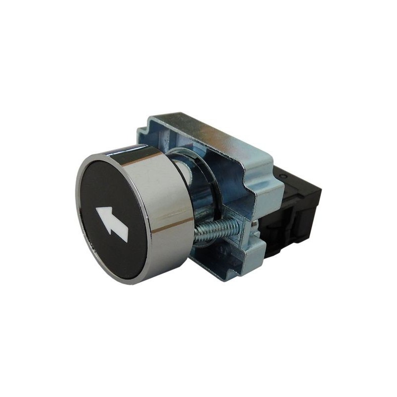 Pulsante da pannello 10A 600V - Nero