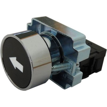 Pulsante da pannello 10A 600V - Nero