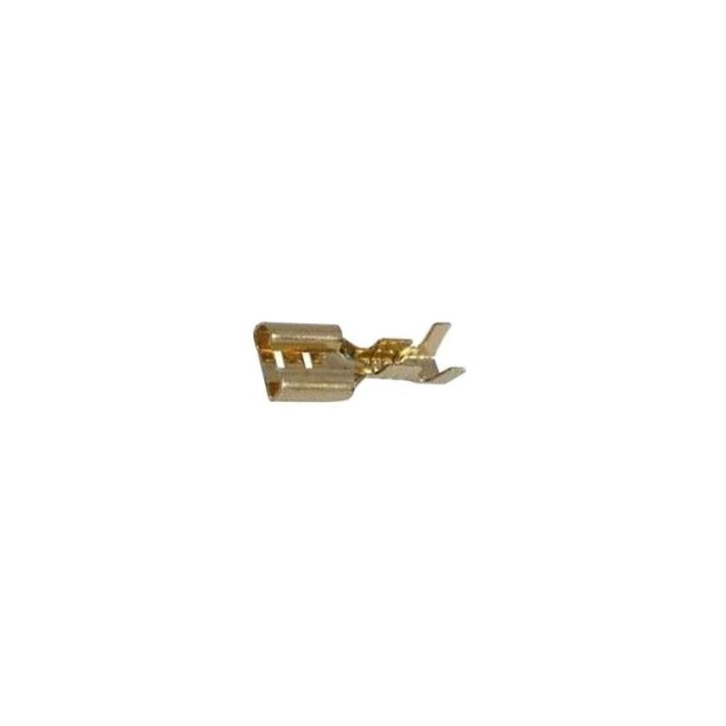 Connettore Faston femmina non isolato 6,3 mm confezione da 100