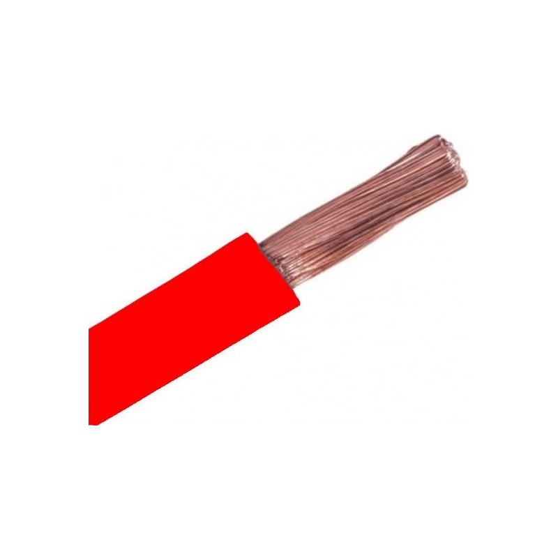 Cavo unipolare 0,5mm² rosso 4m
