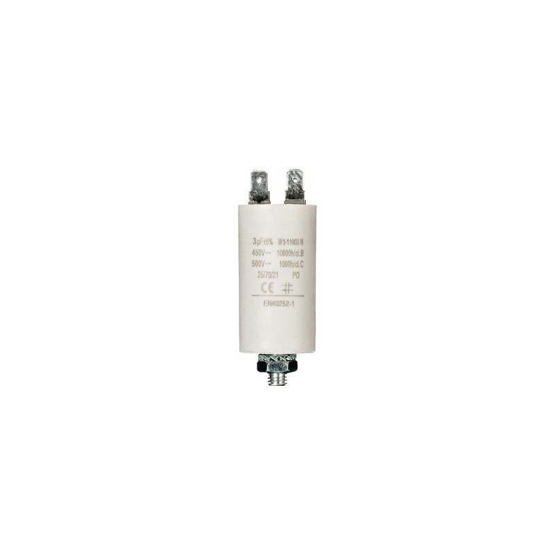 Condensatore 3.0uf / 450 v + Aarde