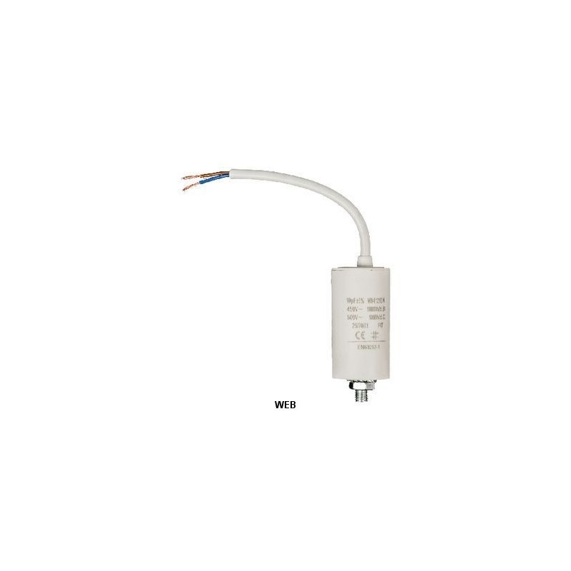 Condensatore 10.0uf / 450 V + cavo