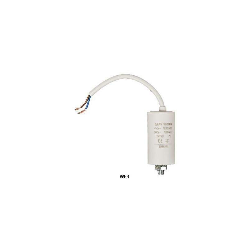 Condensatore 8.0uf / 450 V + cavo