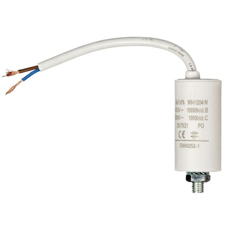 Condensatore 4,0 µF 450V con cavo