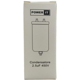 Condensatore 2.5uF 450V con terminale M8