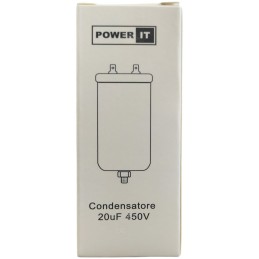 Condensatore 20uF 450V con terminale M8