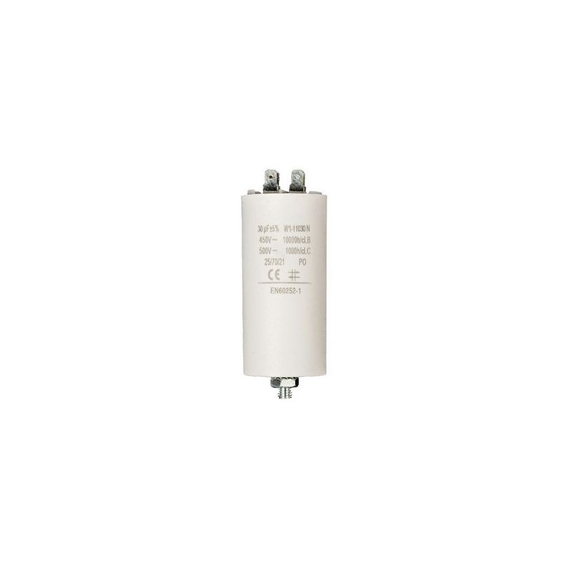 Condensatore 30uF 450V con terminale M8