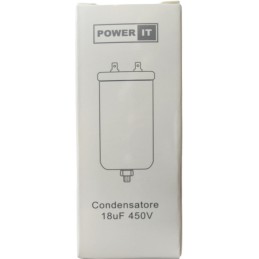 Condensatore 18uF 450V con terminale M8