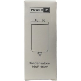 Condensatore 16uF 450V con terminale M8