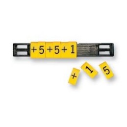 Supporto/contenitore per segnacavo 130mm conf.100 pezzi