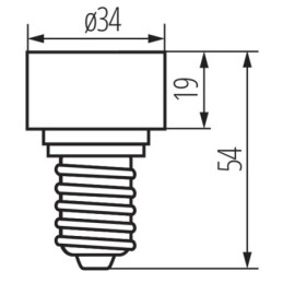 Adattatore per lampadine E14/GU10 Kanlux
