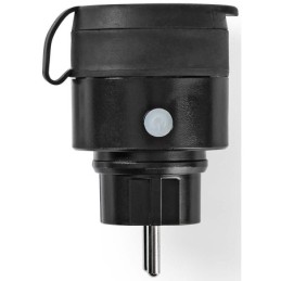 Presa Schuko Wi-Fi 10A 2500W massimo IP44 nera Nedis