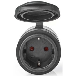 Presa Schuko Wi-Fi 10A 2500W massimo IP44 nera Nedis