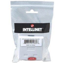 Presa a muro 2 prese RJ45 cat. 5E UTP Intellinet