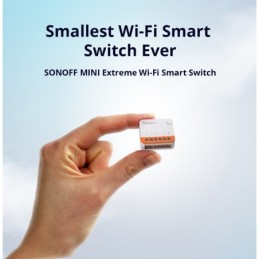 Interruttore smart wireless 2 vie WiFi 2.4G MINIR4