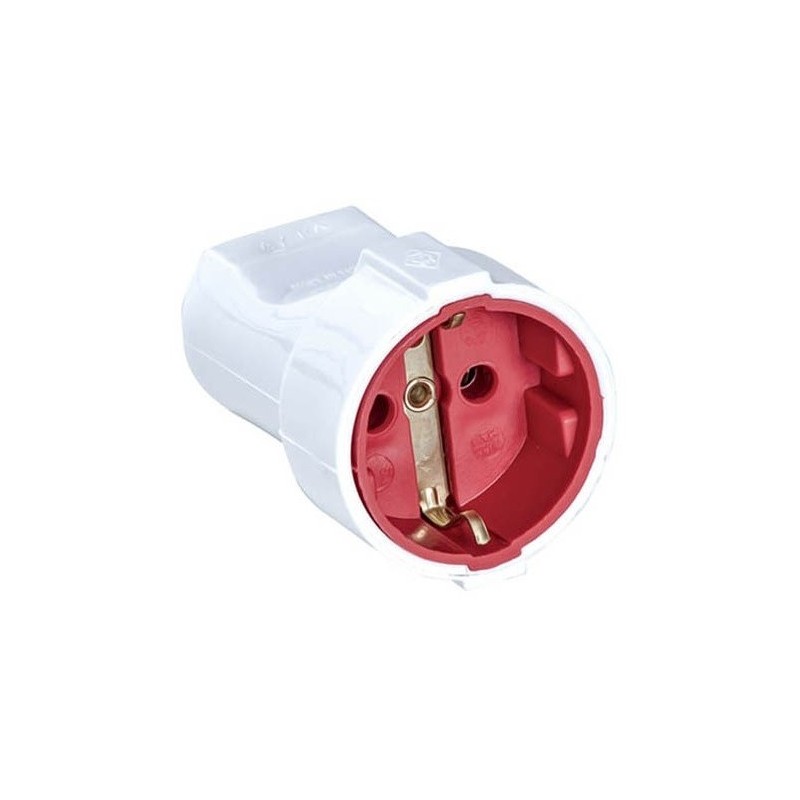 Presa schuko bianca IP20 16A 250V Vito