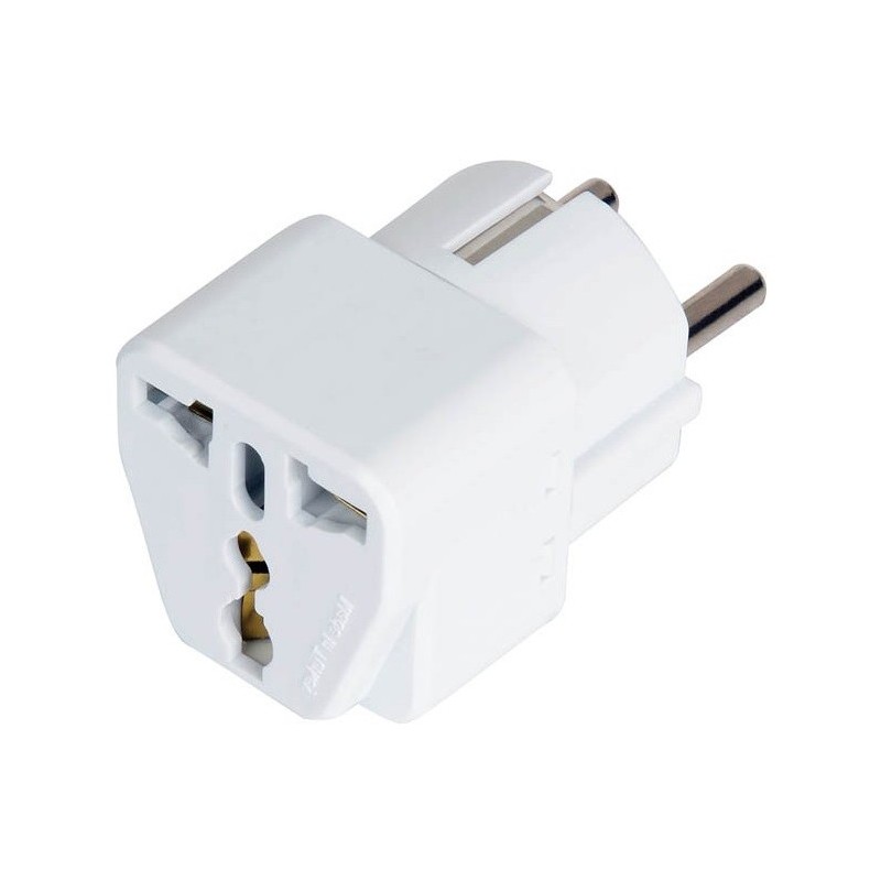 Adattatore universale con spina schuko 16A bianco Vito