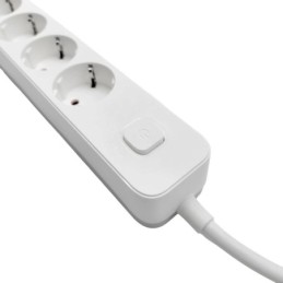 Multipresa schuko con interruttore 4 posti con presa USB - USB type C