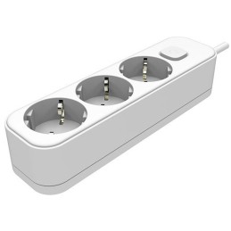 Multipresa schuko con interruttore 3 posti