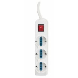 Multipresa 9 posizioni con 3 schuko e 6 bipasso con interruttore