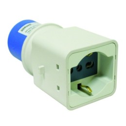 Adattatore spina industriale Schuko 2P+T