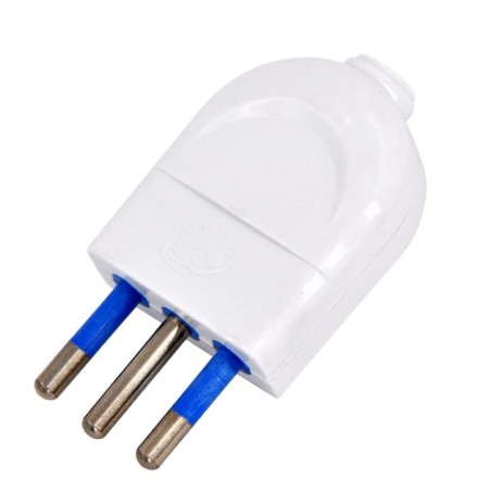 Spina semplice 2P+T 10A