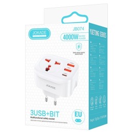 Adattatore da viaggio con prese USB 3.4A JB074