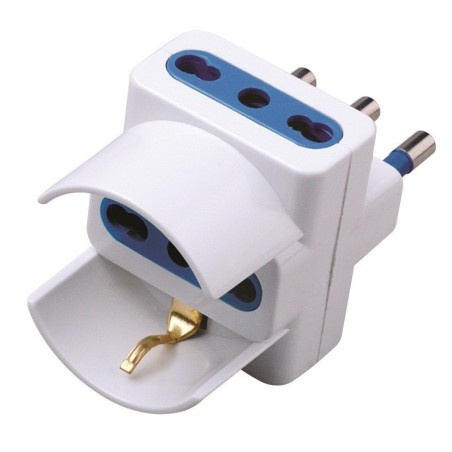 Adattatore schuko spina 16A – Presa 10/16A